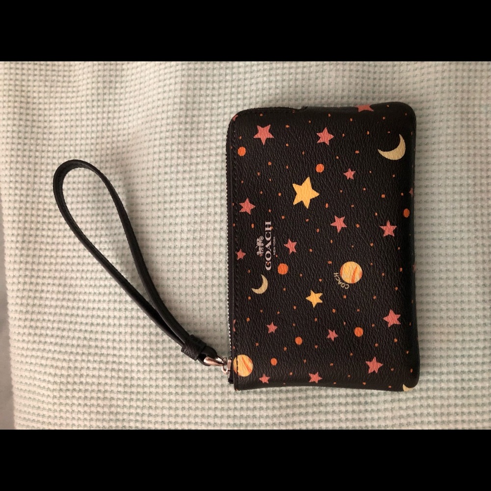 Coach NASA Planets and Stars Wristlet